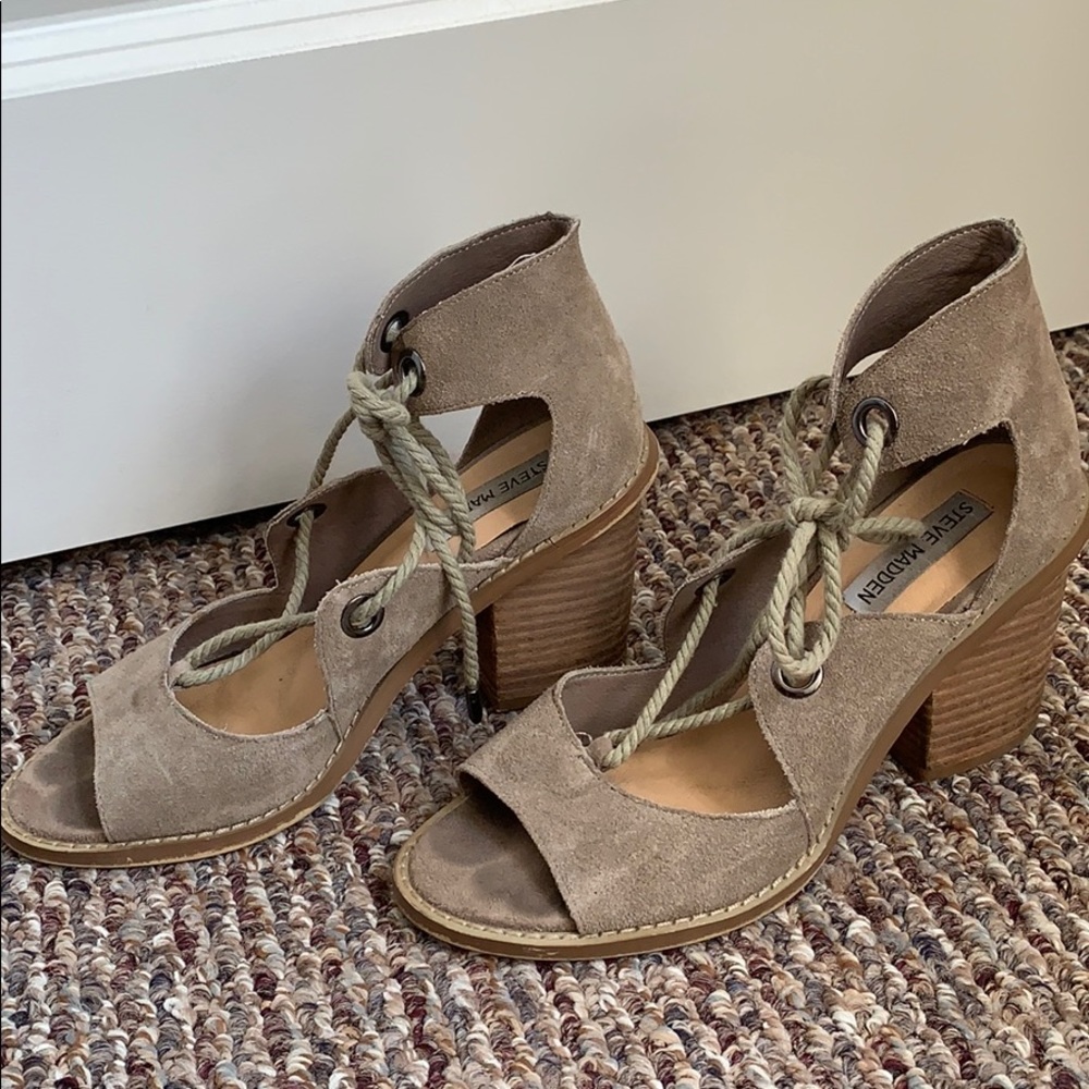 Steve Madden tie up sandals